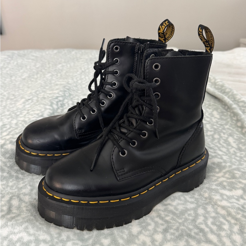 Dr. Marten’s Jadon Smooth Leather Platform Boots